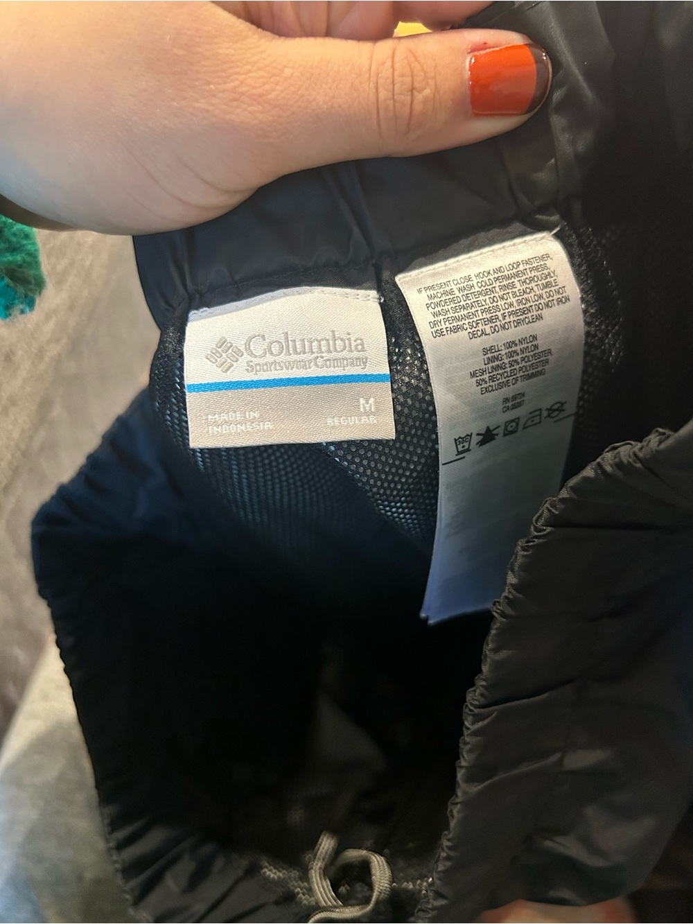 Columbia rain pants